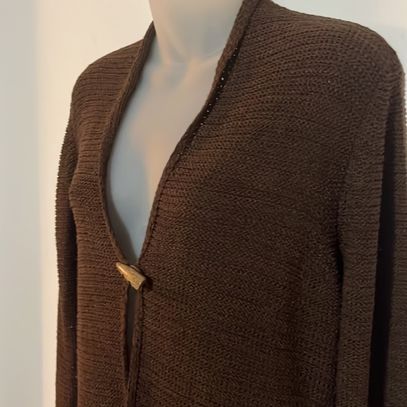 C’est City One Button Open Front Cardigan. Size L - Picture 3 of 6